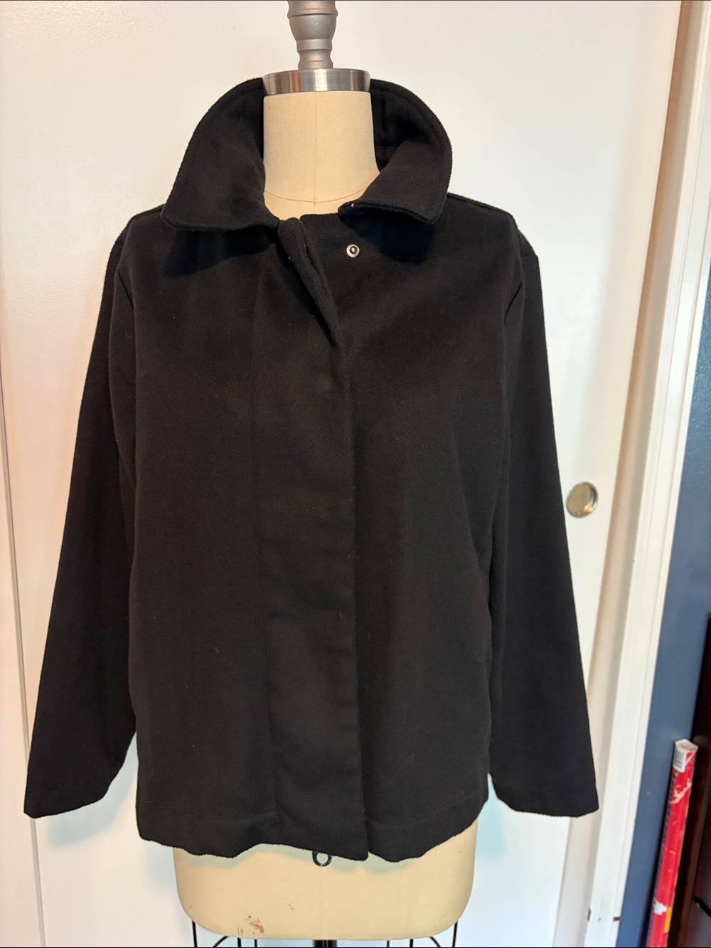 Banana Republic Black Pea Coat